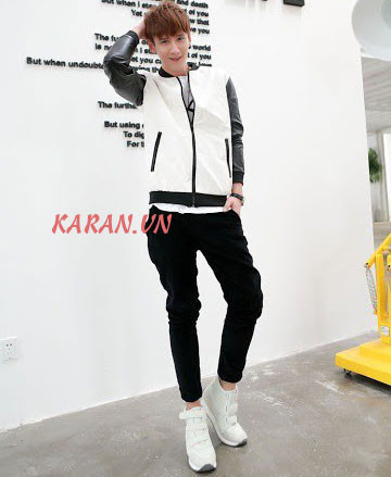 Áo Khoác Adidas Nỉ Phối Da Cao Cấp KRAKN99