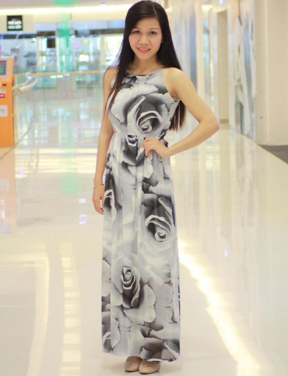 Đầm Maxi Hoa Hồng | Đầm Maxi Hoa Đầm Maxi Hoa Hồng | Đầm Maxi Hoa