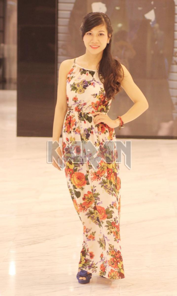 Đầm Maxi Vintage KRDM04