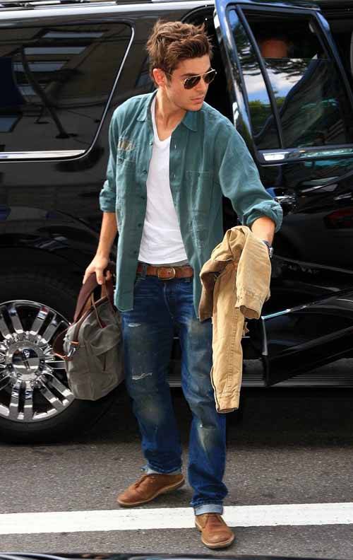 Phong cách thời trang Quý ông với quần jeans rách