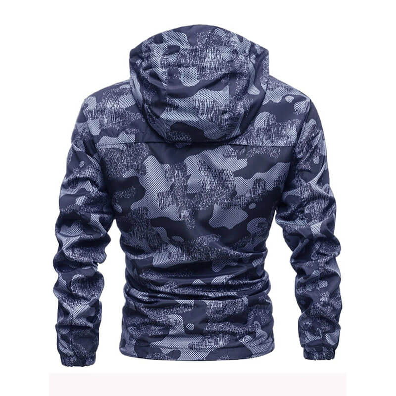 áo khoác gió 3D màu xám