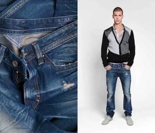 phong cách thời trang quý ông cùng với thời trang quần jeans rách h1