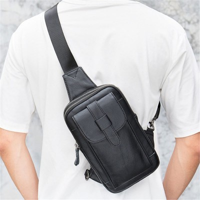 Túi đeo chéo nam da bò