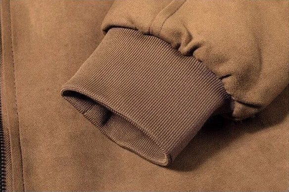 tay áo khoác da lộn