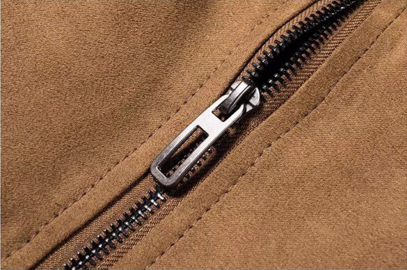 dây kéo áo khoác da lộn