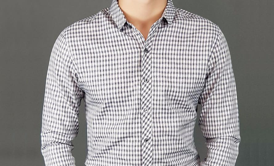 Áo Sơ Mi Xuất Khẩu - Sơ Mi Nam Sọc Caro