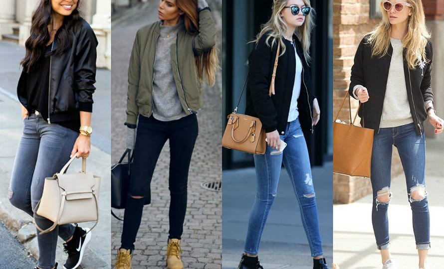 Các kiểu mix đồ đẹp với quần jeans vào mùa đông