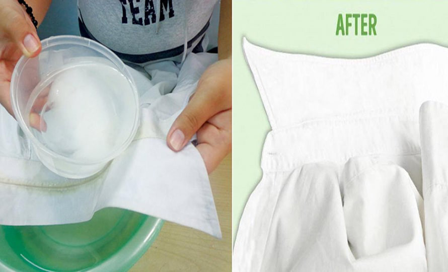 Cách giặt sạch cổ áo sơ mi nam