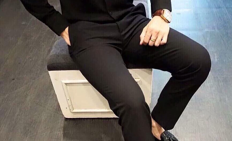 Quần kaki ống côn nam