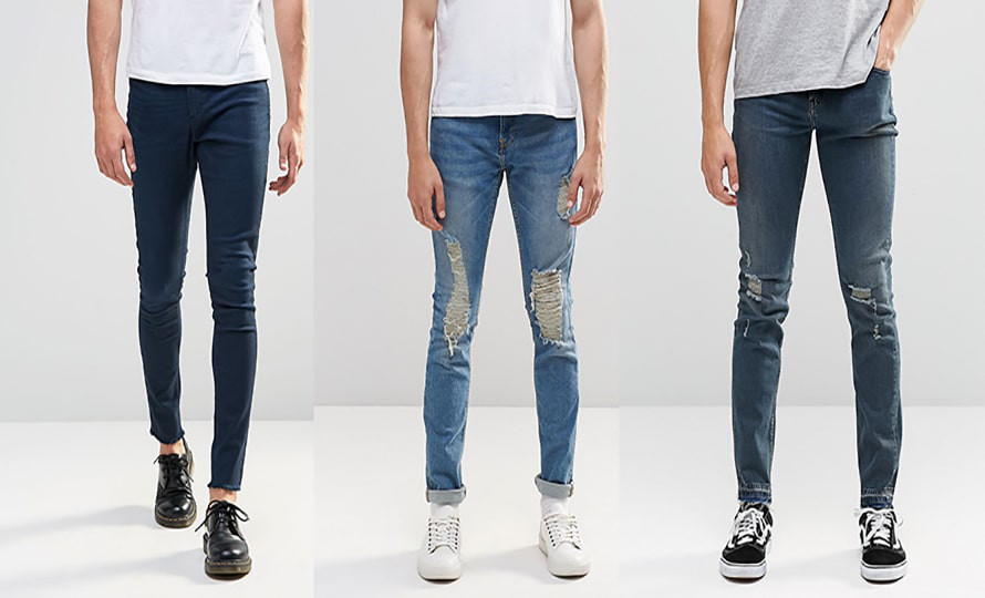 Style quần jeans của nam giới?