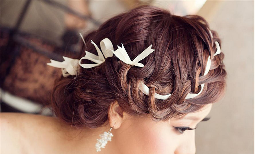 Tóc tết cho cô dâu xinh