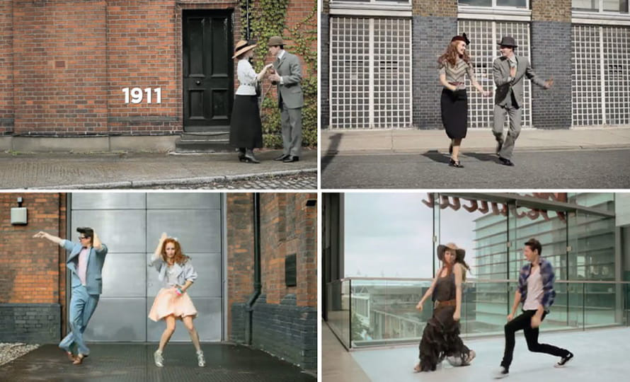 Tóm tắt 100 năm lịch sử thời trang London trong 100 giây