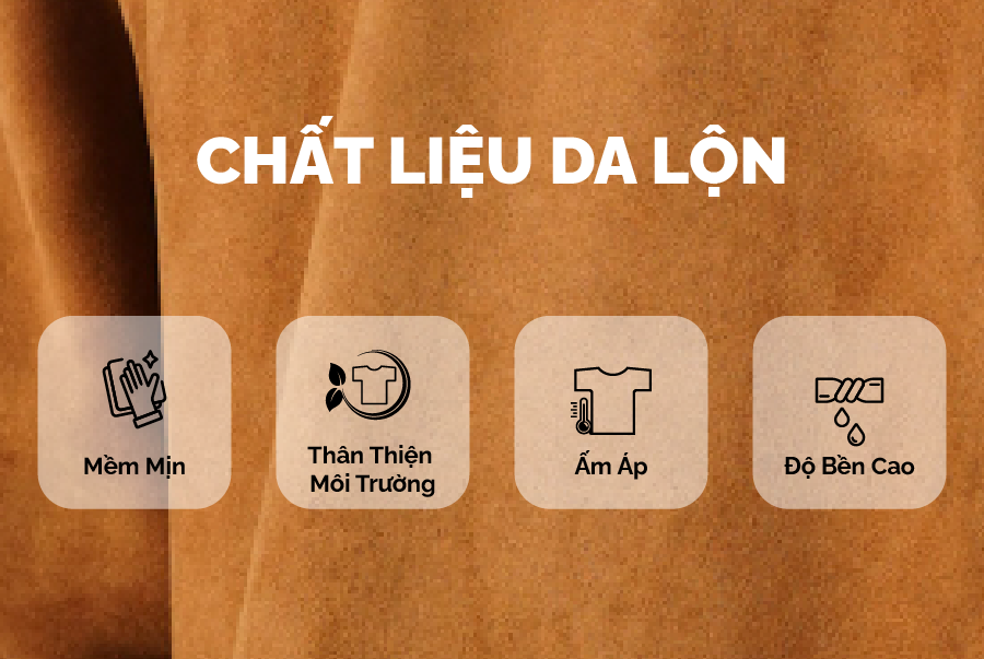 chất liệu da lộn