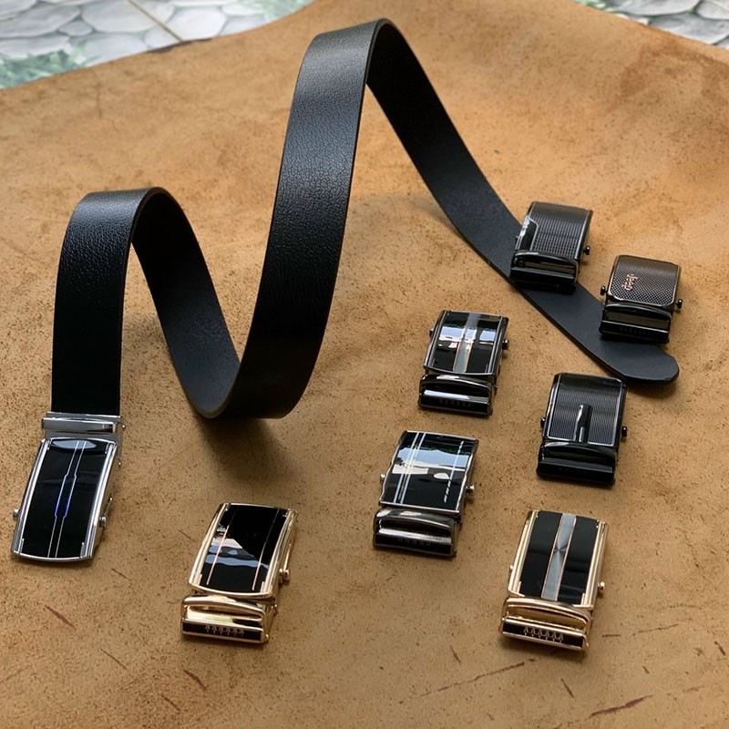 Thắt lưng nam dây miu 1 lớp loại 1 đầu lăn cao cấp