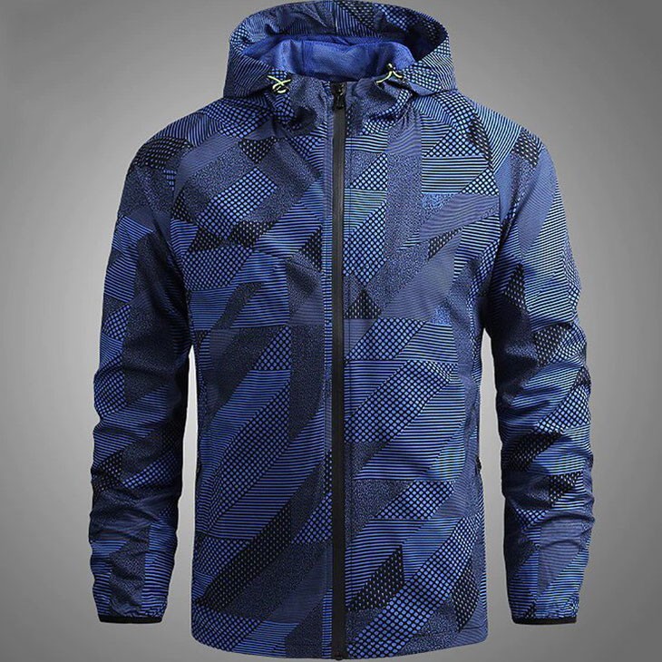 Áo khoác dù nam 2 lớp in 3d cao cấp AKD131