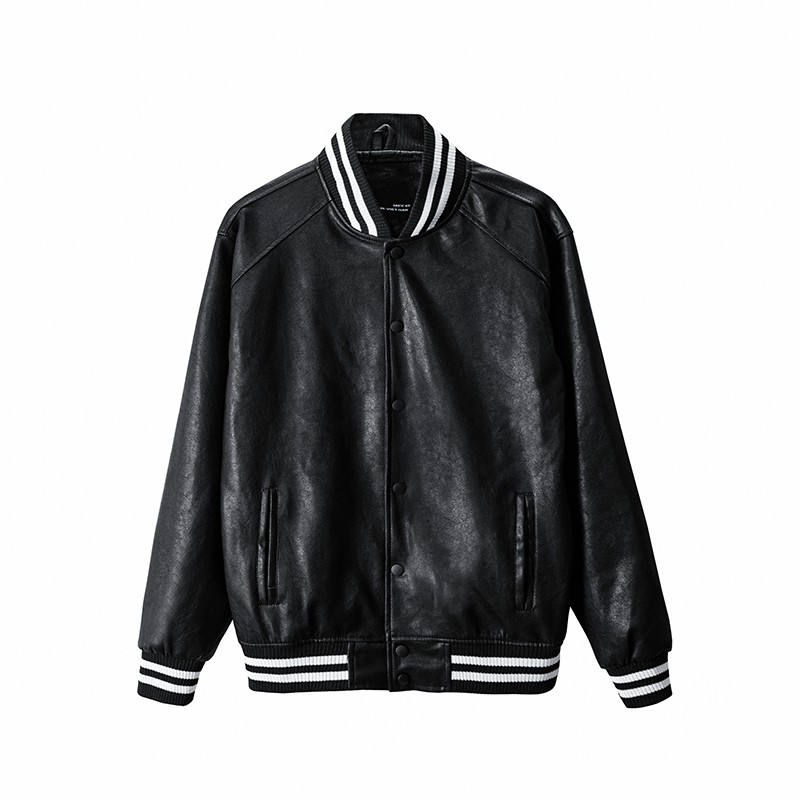 Áo khoác da nam lót dù thể thao AKN252