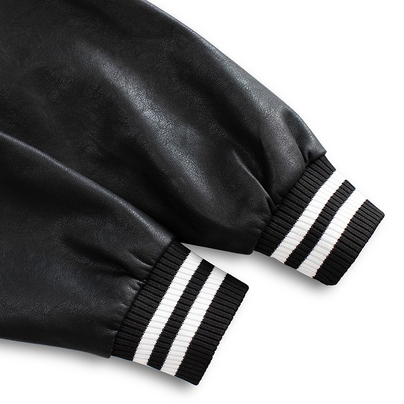 Áo khoác da nam lót dù thể thao AKN252