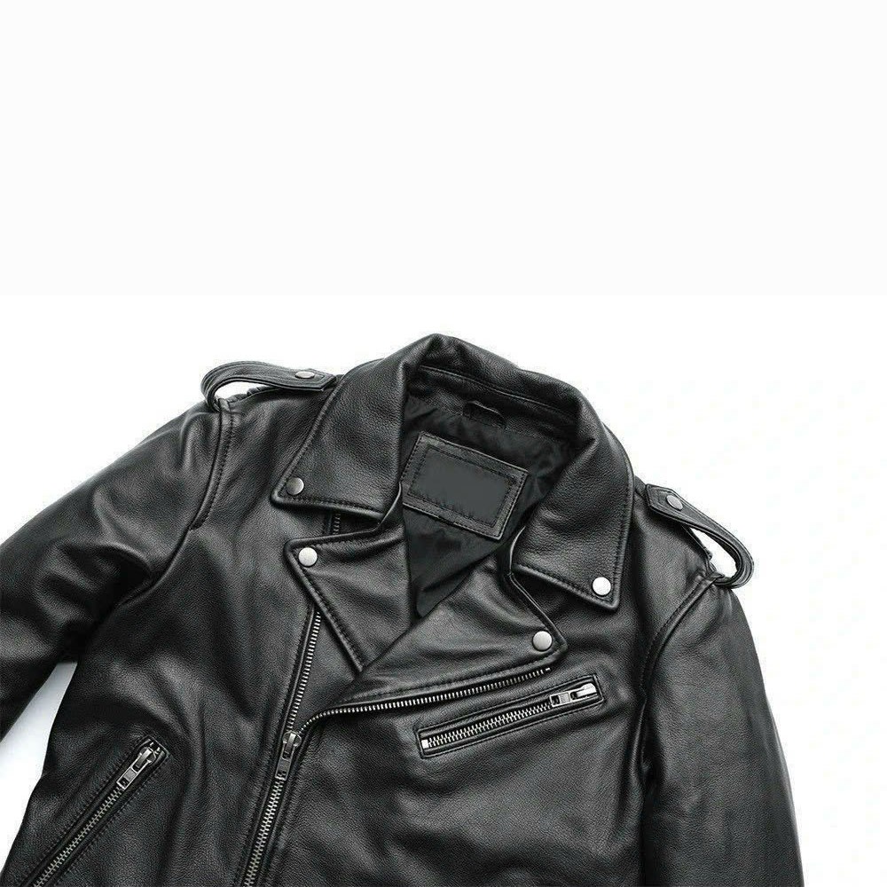 Áo khoác da nam biker AKN263