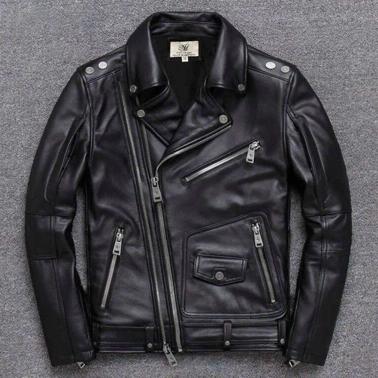 Áo khoác da nam biker jacket AKN265