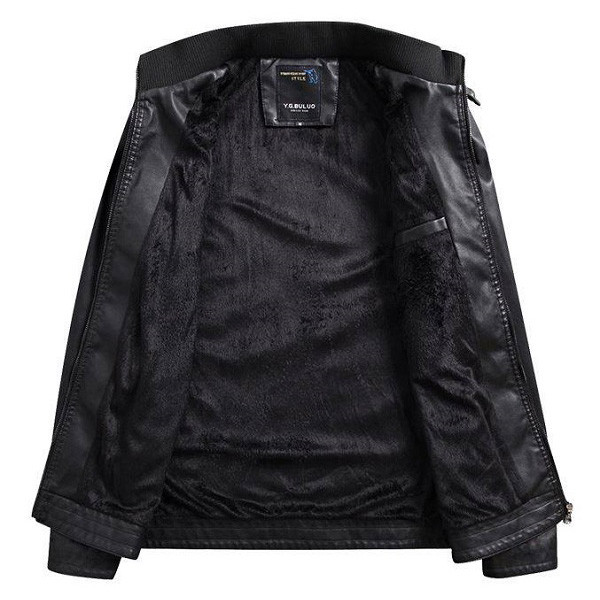 Áo khoác da lót lông cao cấp AKN115