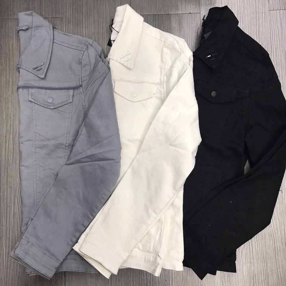 Áo khoác jeans nam hàng quảng châu cao cấp KRAKN153