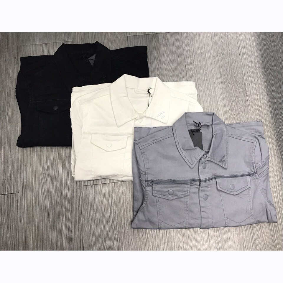 Áo khoác jeans nam hàng quảng châu cao cấp KRAKN153