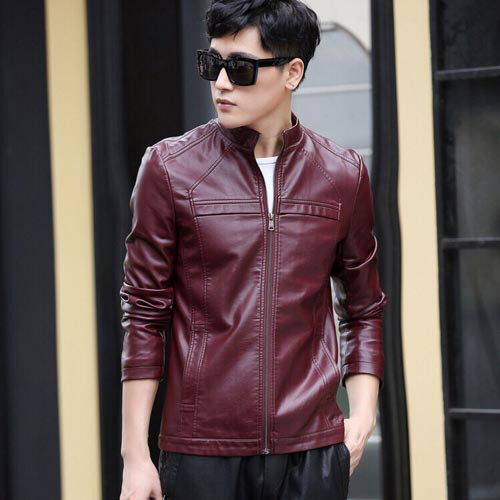 Áo khoác da nam lót lông cao cấp