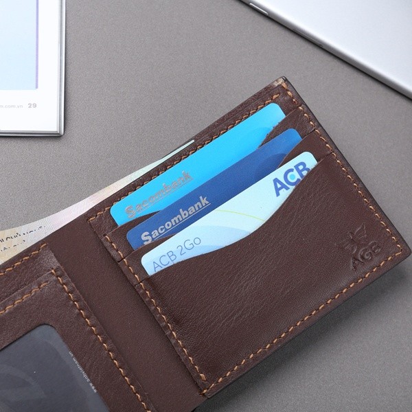 Ví da bò nam Simple