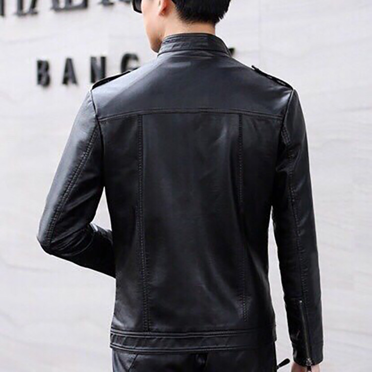 Áo da nam hot 2022 lót lông cao cấp AKN224