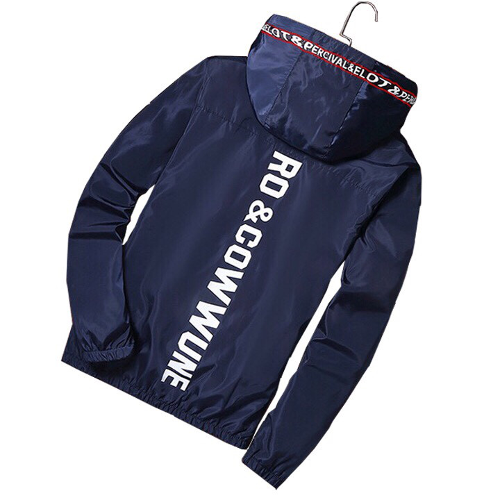 Áo khoác dù nam có nón xếp gọn