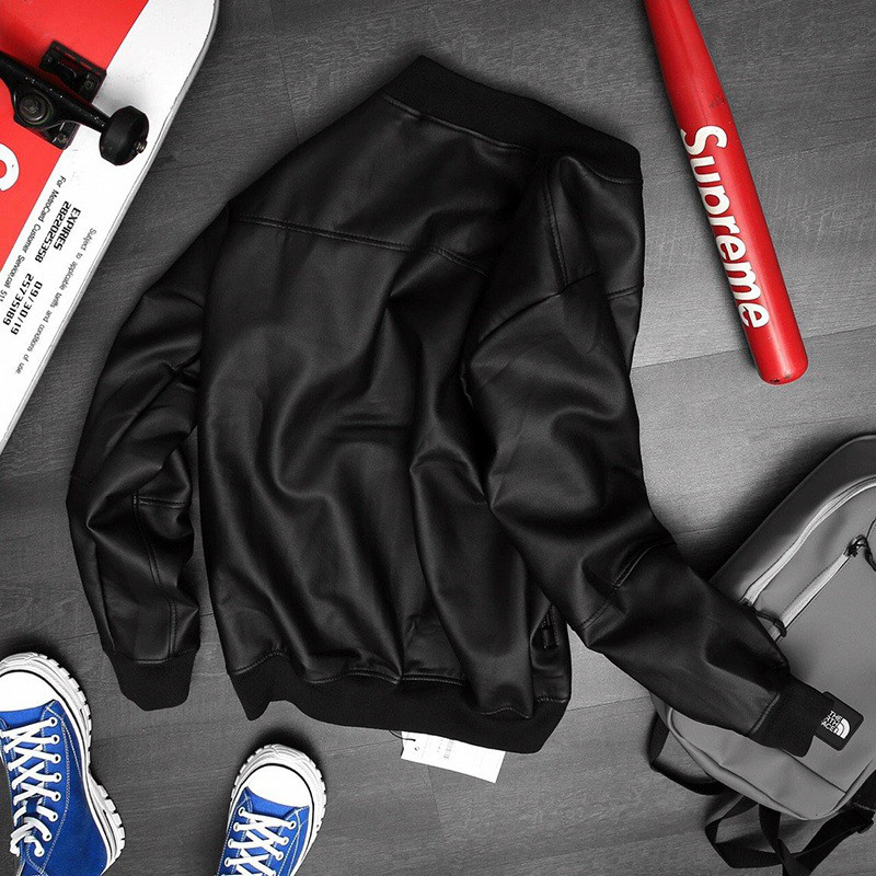 Áo khoác da nam Bomber Jacket