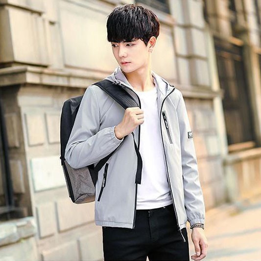 Áo khoác dù nam 2 lớp có nón