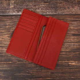 Ví cầm tay nữ gấp đôi vân EPI