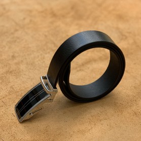 Thắt lưng nam dây miu 1 lớp loại 1 đầu lăn cao cấp