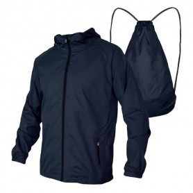 Áo khoác dù nam chống thấm làm balo 2 trong 1 có nón