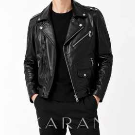 Áo khoác da nam biker jacket