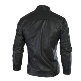 Áo khoác da lót lông cao cấp AKN115