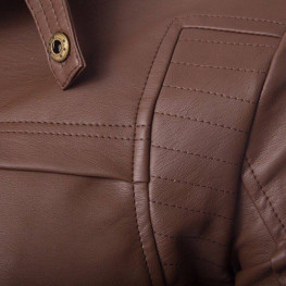 Áo khoác da nam cổ trụ KRAKN137