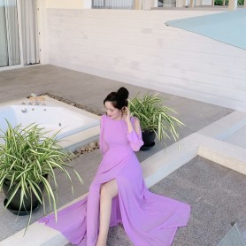 Đầm maxi voan dự tiệc M38