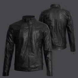 Áo khoác da nam lót lông phong cách Hàn Quốc