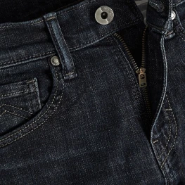 Quần Jeans nam Slim Straight Leg xanh đen