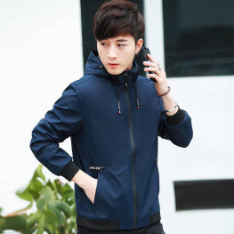 Áo khoác dù nam 2 lớp có nón AKN160